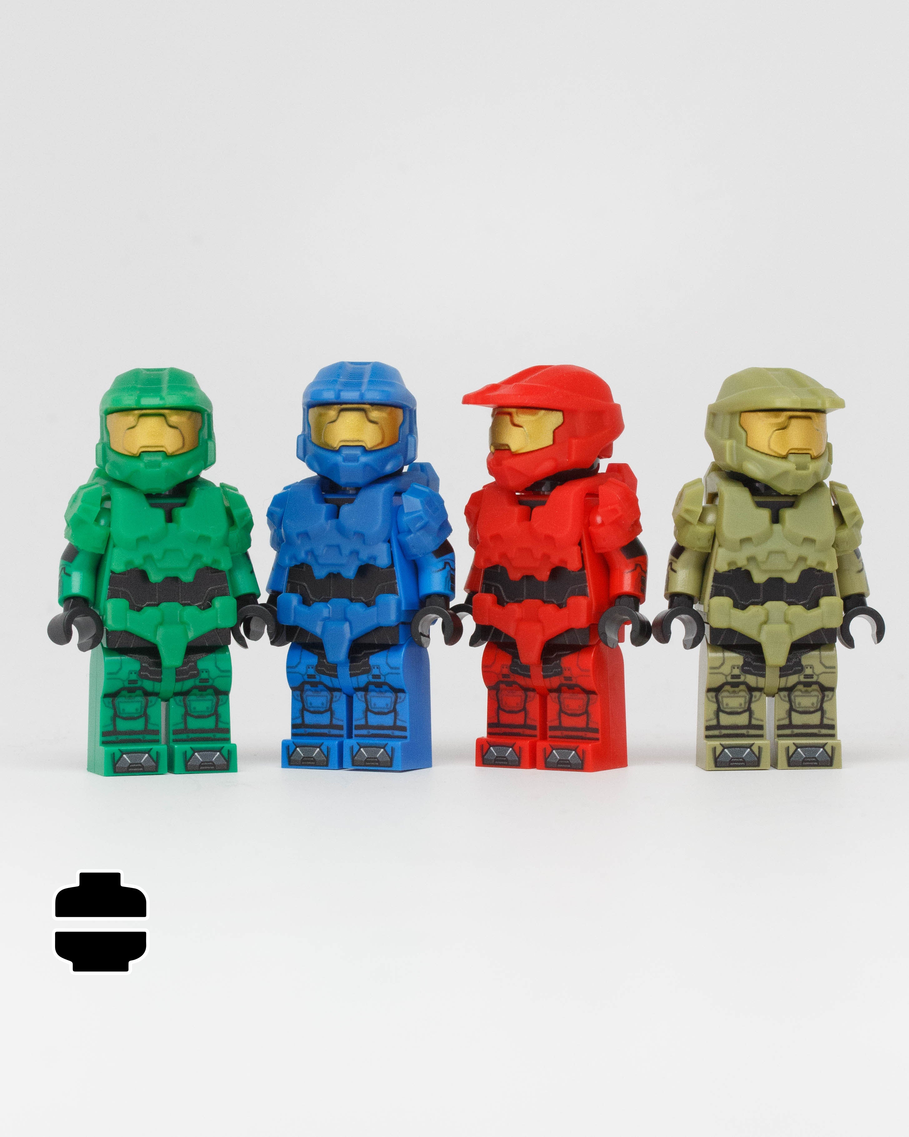 MJOLNIR Mark VI Spartan Simplified Printed Figure