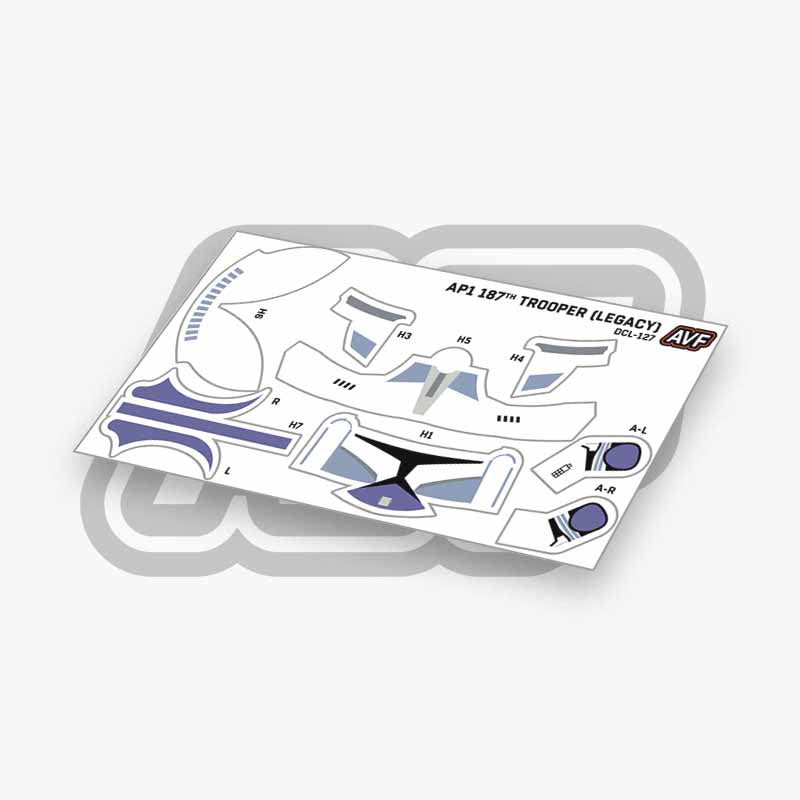 187th Trooper Decals