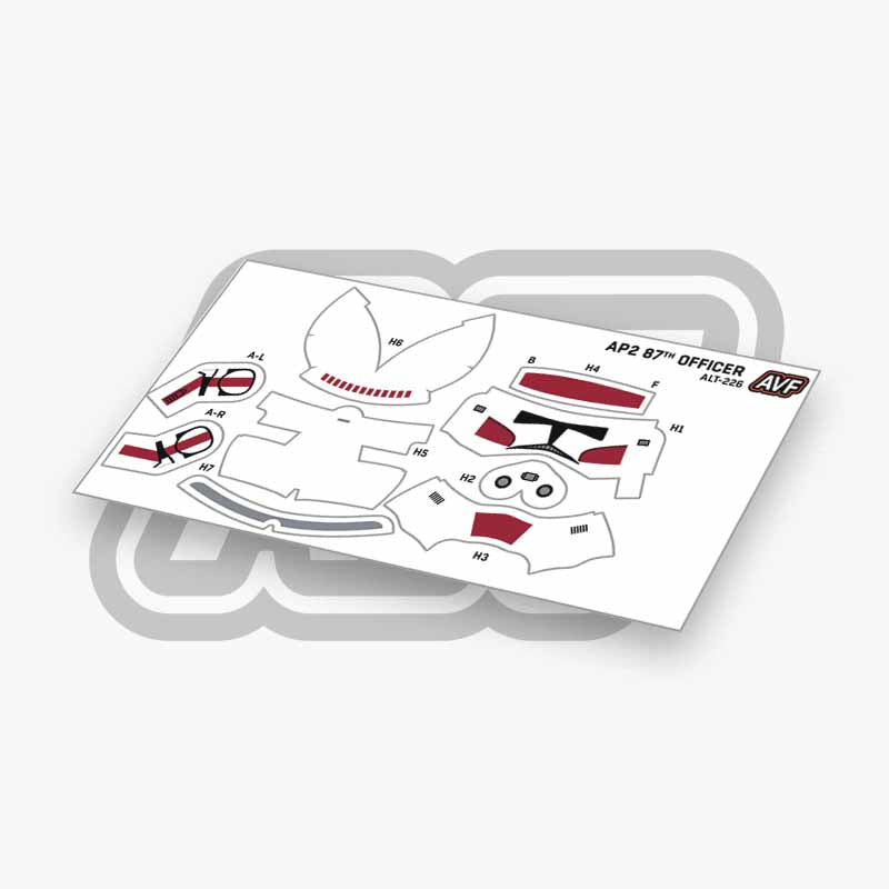 87th Officer Decals