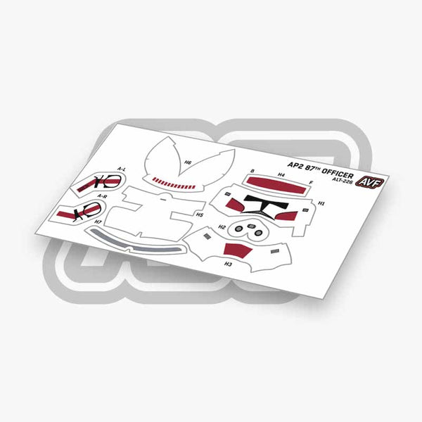 87th Officer Decals