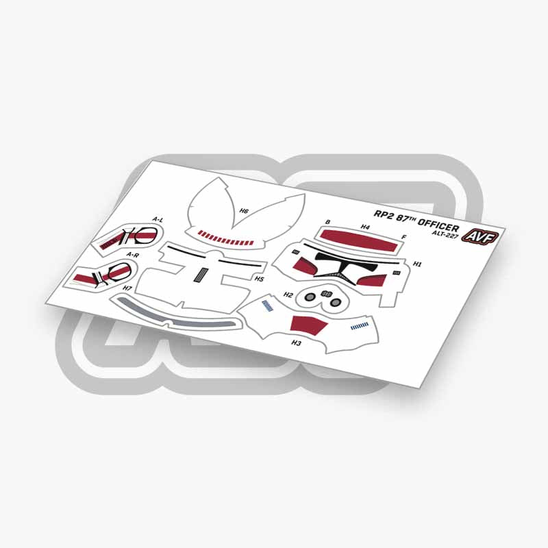 87th Officer Decals