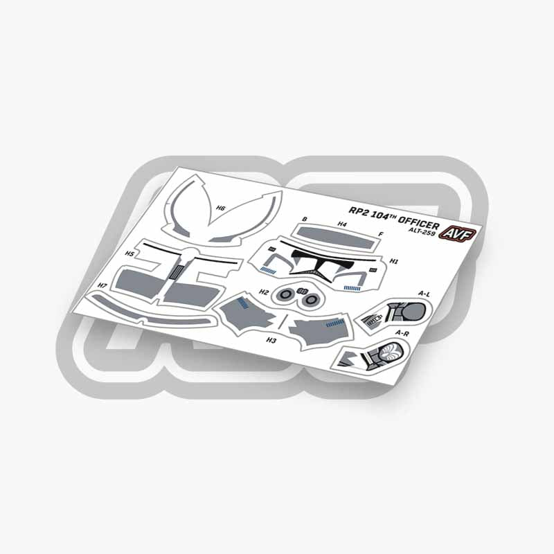 104th Officer Decals