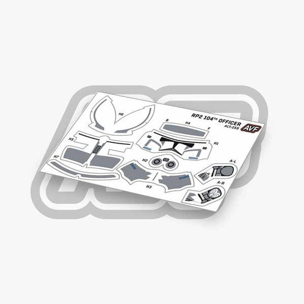 104th Officer Decals