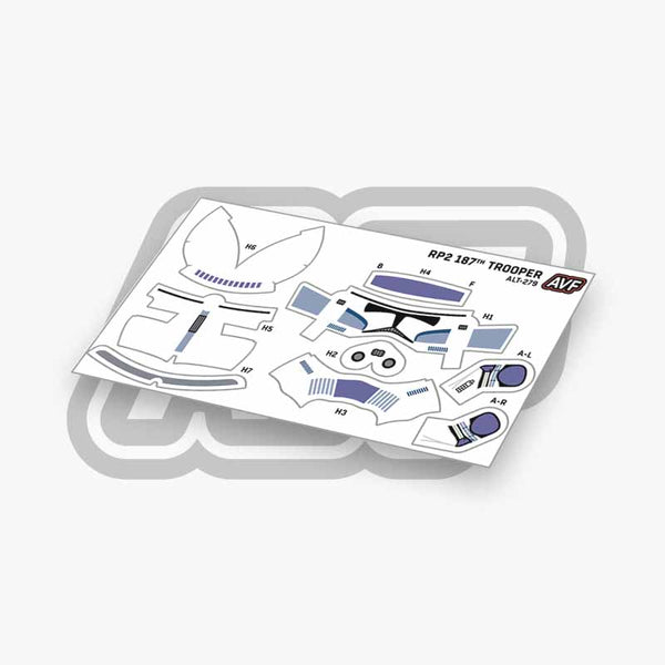 187th Trooper Decals