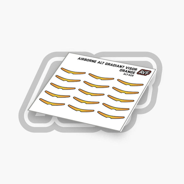 Airborne Alternate Gradient Visor Decals