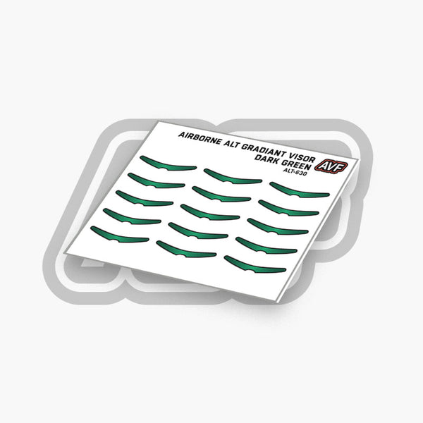 Airborne Alternate Gradient Visor Decals