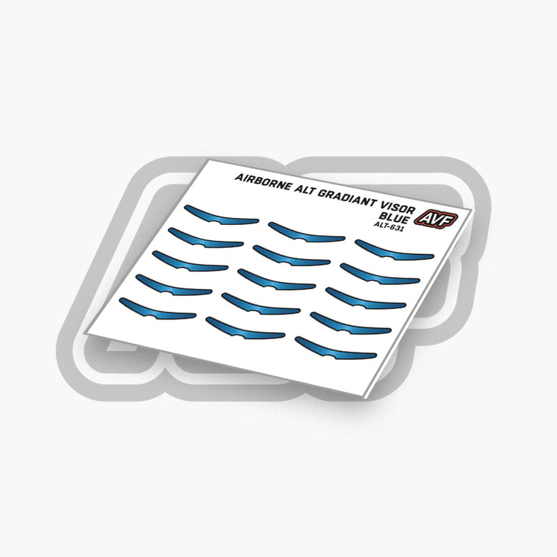 Airborne Alternate Gradient Visor Decals