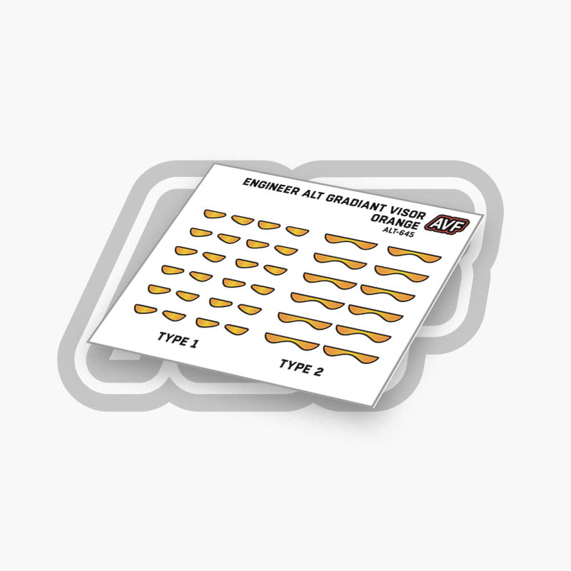 Engineer Alternate Gradient Visor Decals