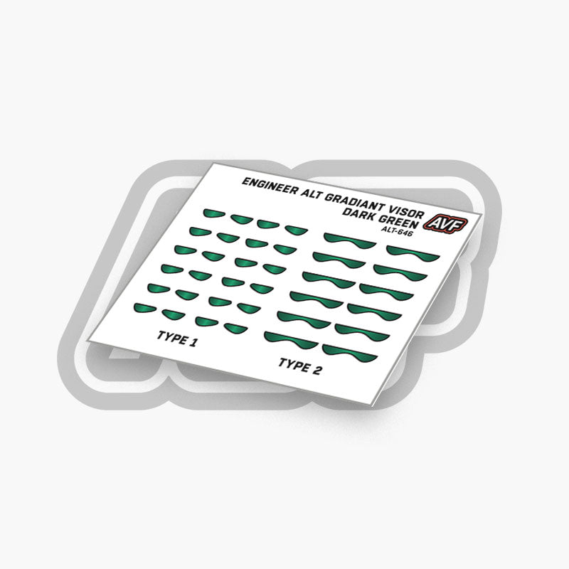 Engineer Alternate Gradient Visor Decals