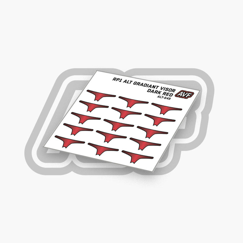 RP1 Alternate Gradient Visor Decals