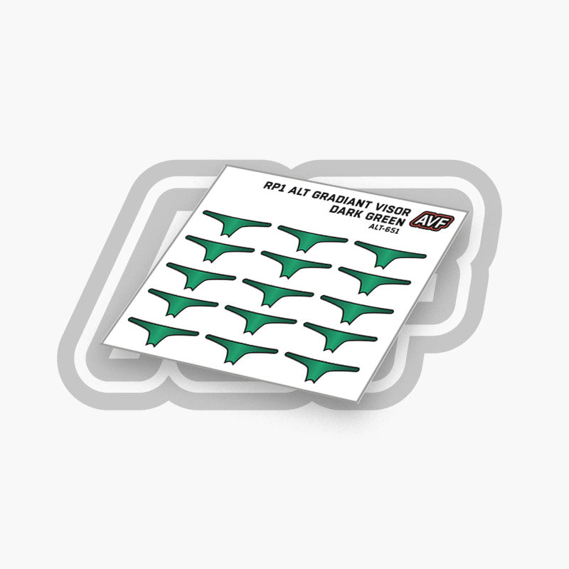 RP1 Alternate Gradient Visor Decals