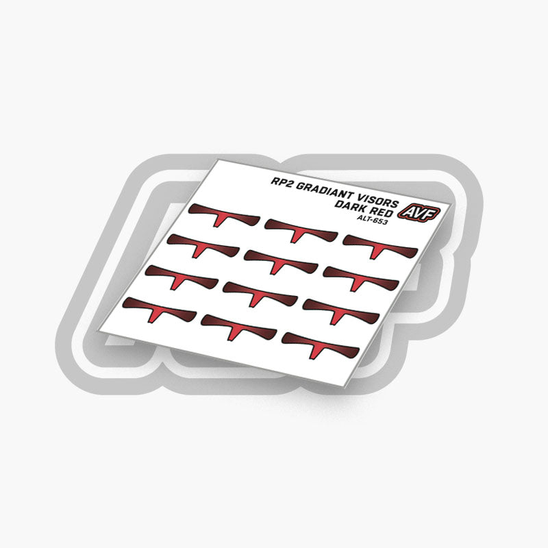 RP2 Alternate Gradient Visor Decals