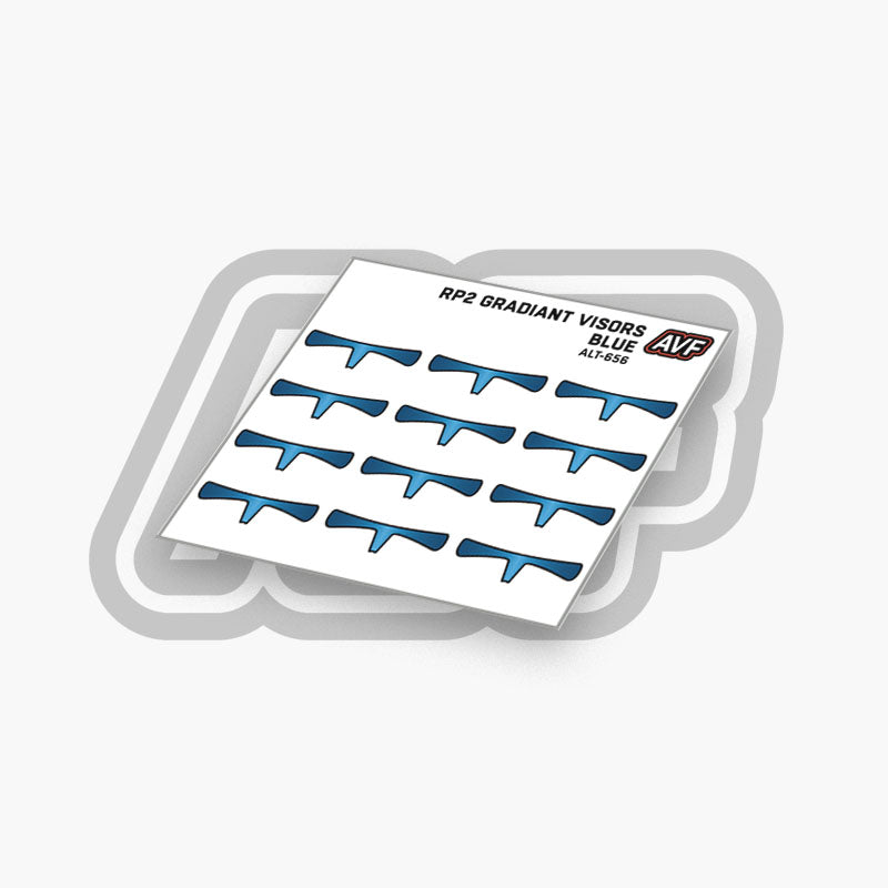 RP2 Alternate Gradient Visor Decals
