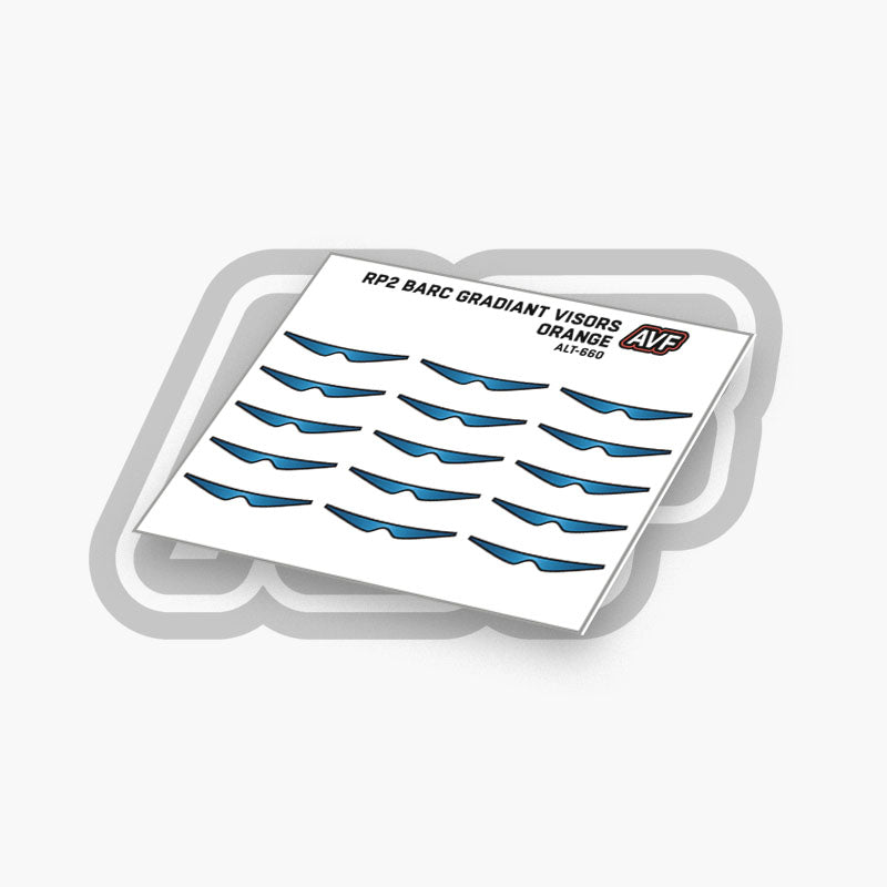 RP2 BARC Alternate Gradient Visor Decals