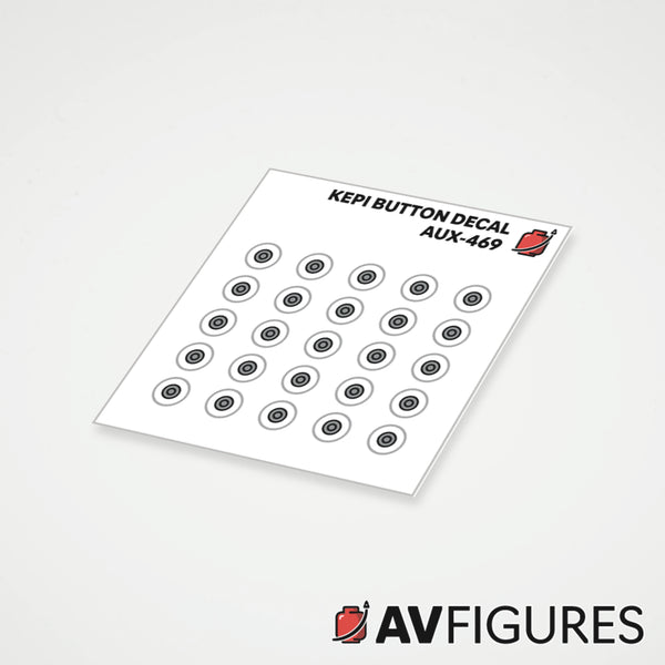 Kepi Button Decal Set