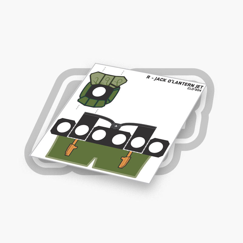 Jack O'Lantern Jet Halloween 2025 Exclusive Decal