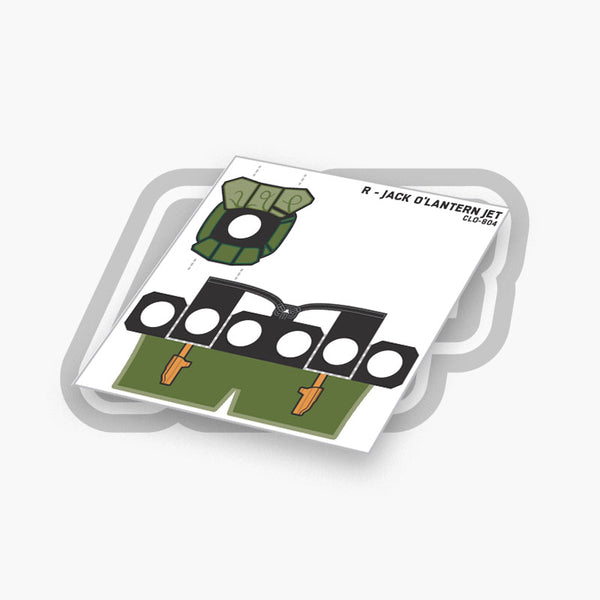 Jack O'Lantern Jet Halloween 2025 Exclusive Decal