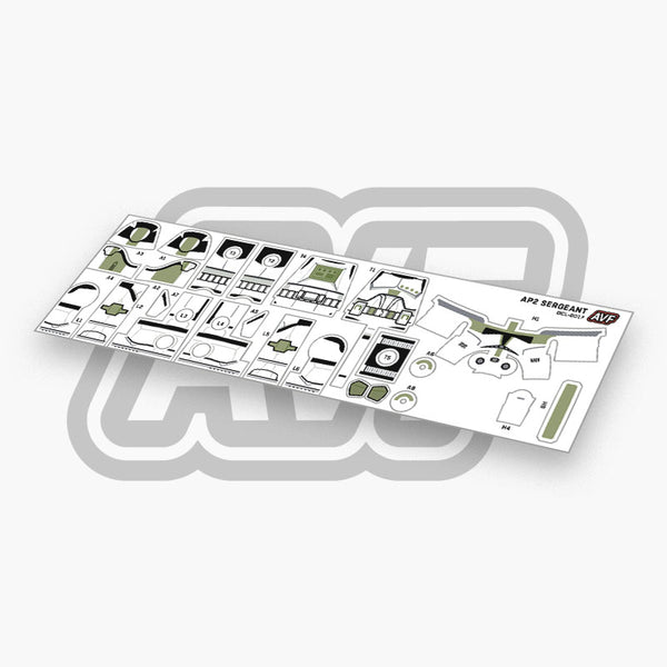 Sergeant Decals