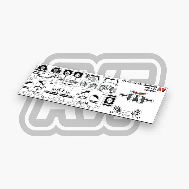 Purge Trooper Decals