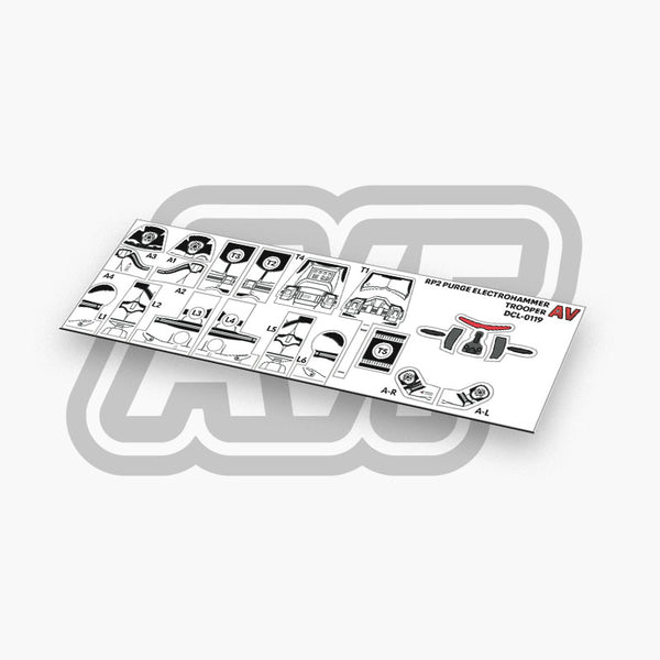 Purge Trooper Decals