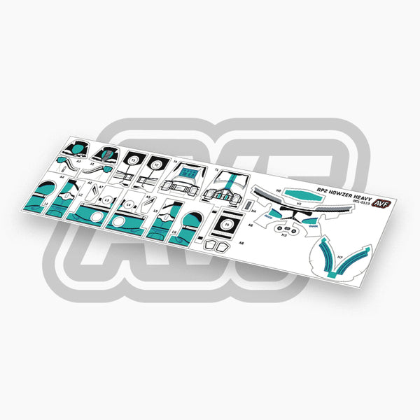 Howzer Unit Heavy Decals