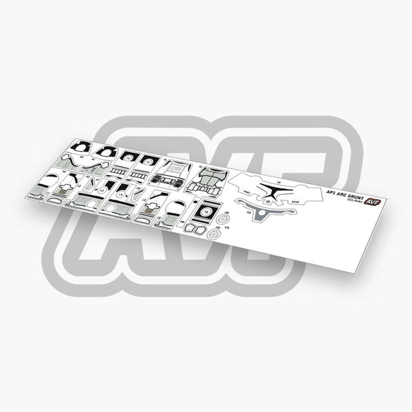 ARC Trooper Grunt Decals