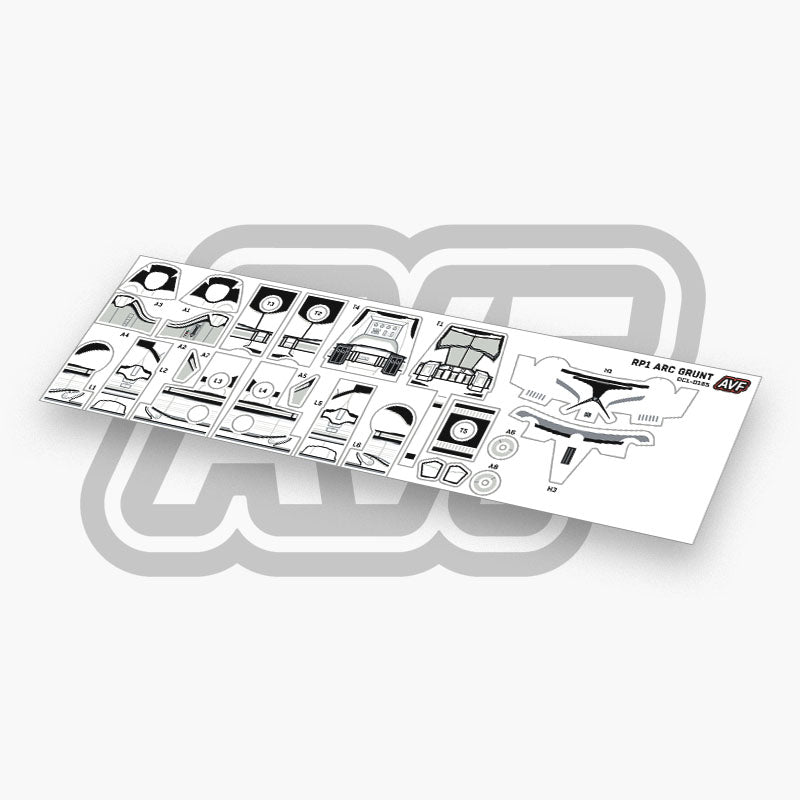 ARC Trooper Grunt Decals