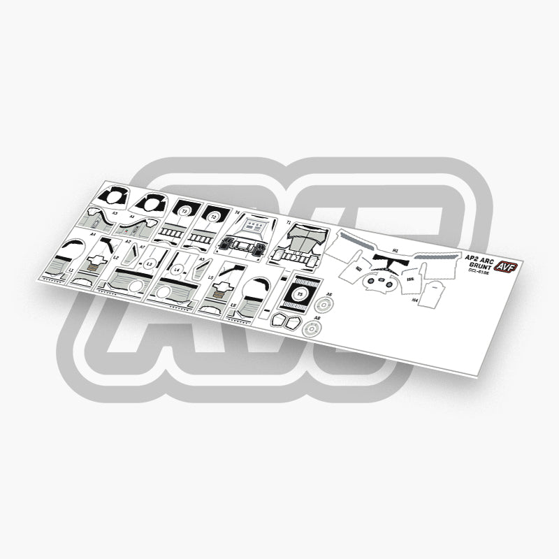 ARC Trooper Grunt Decals