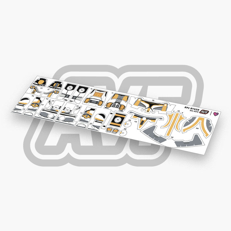 413th Commander Ryker Decals