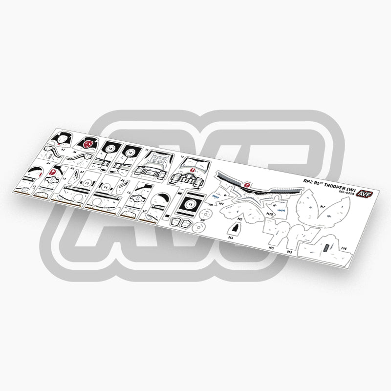 91st Trooper Decals