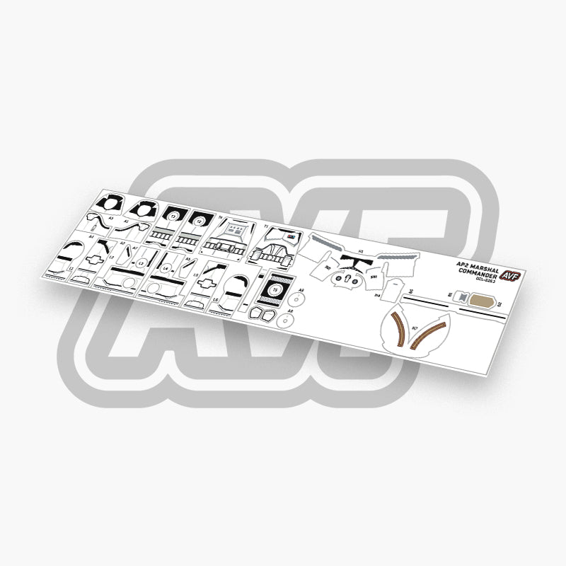 Marshal Commander Decals