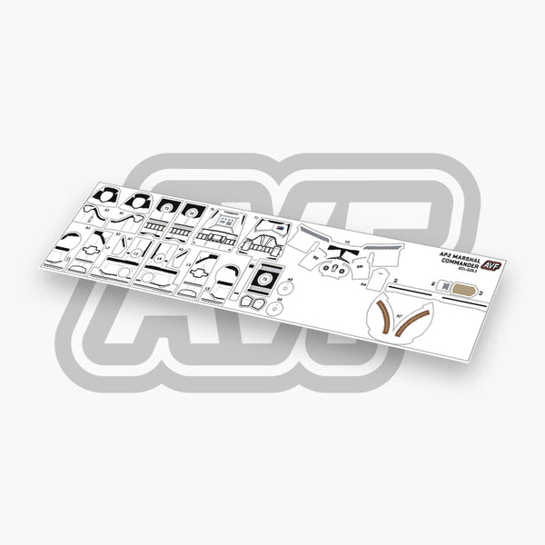 Marshal Commander Decals
