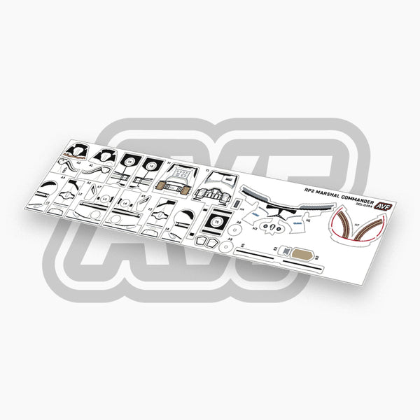 Marshal Commander Decals