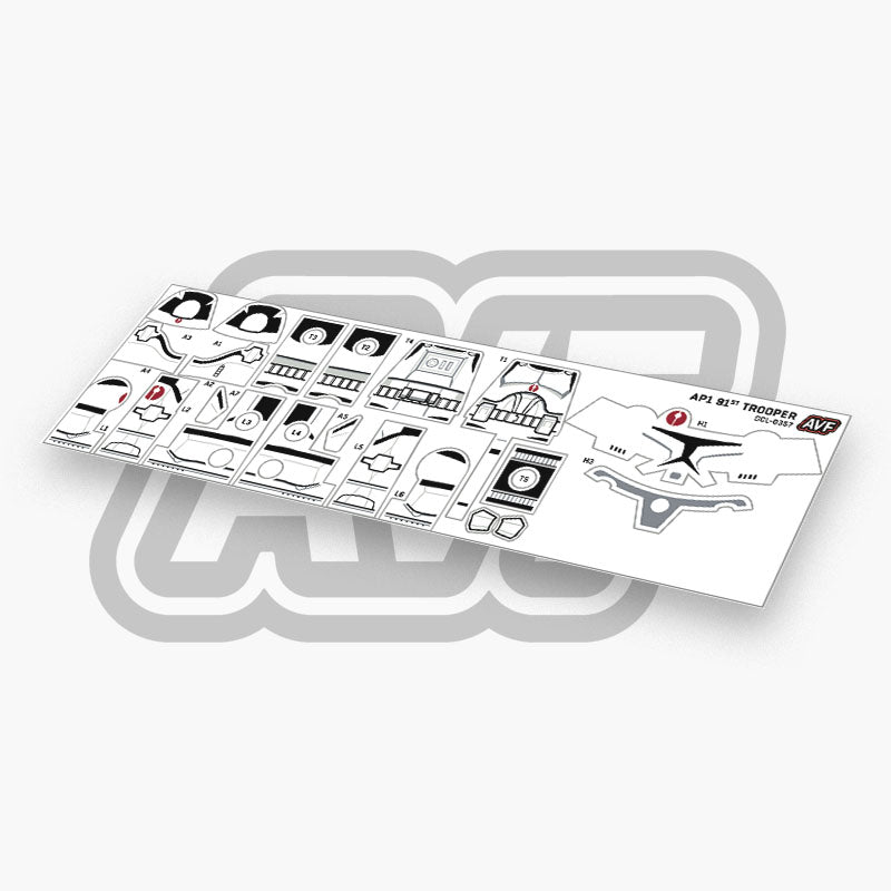 91st Trooper Decals