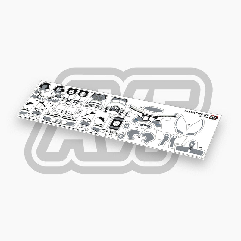 104th Officer Decals
