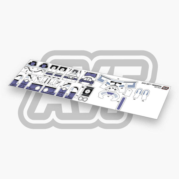 187th Trooper Decals
