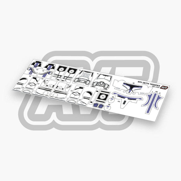 187th Trooper Decals