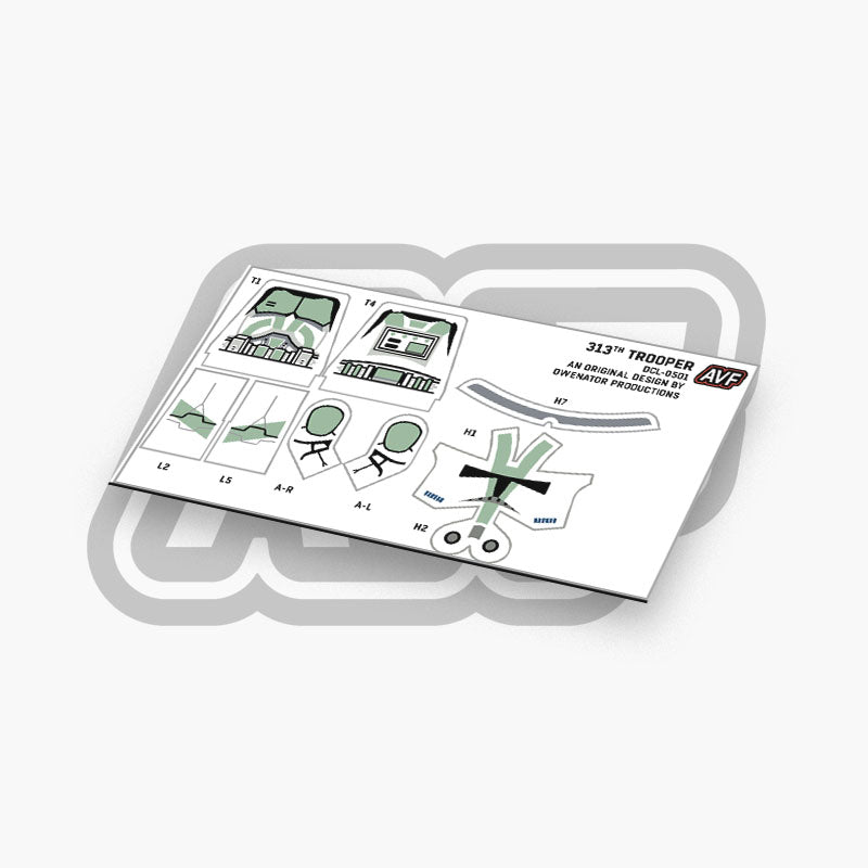 313th Trooper Decals
