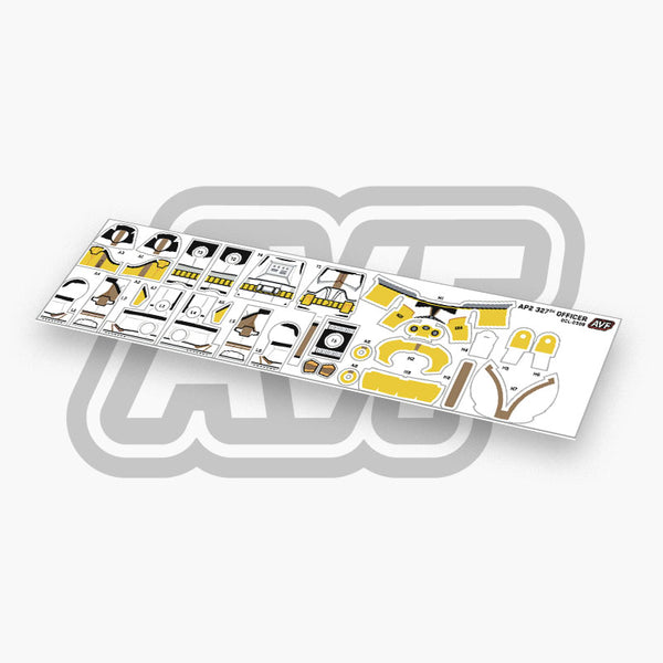 327th Officer Decals
