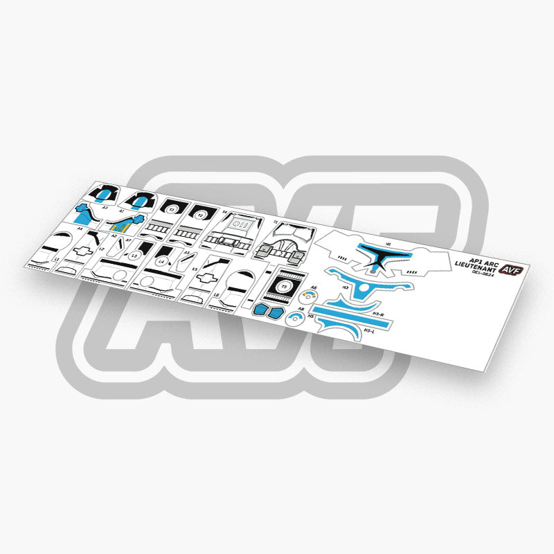Lieutenant Decals