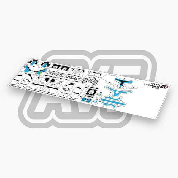 Lieutenant Decals