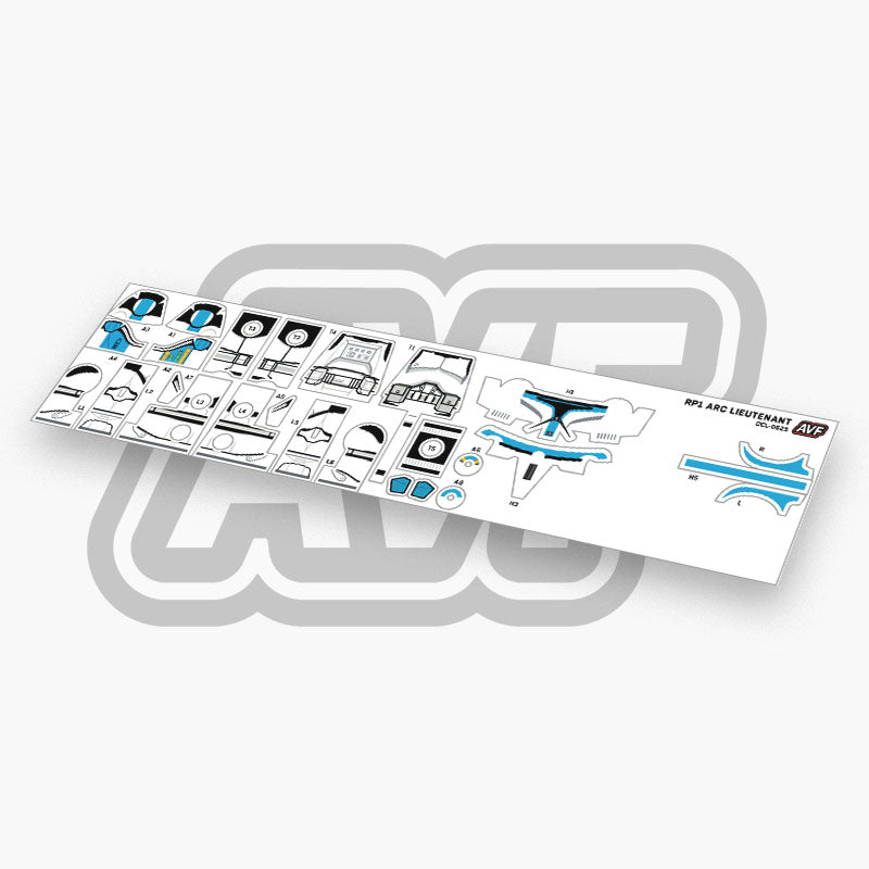 Lieutenant Decals