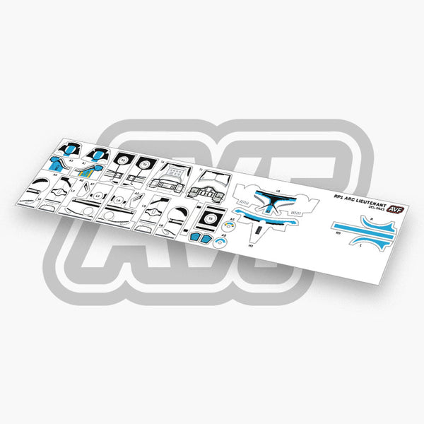 Lieutenant Decals