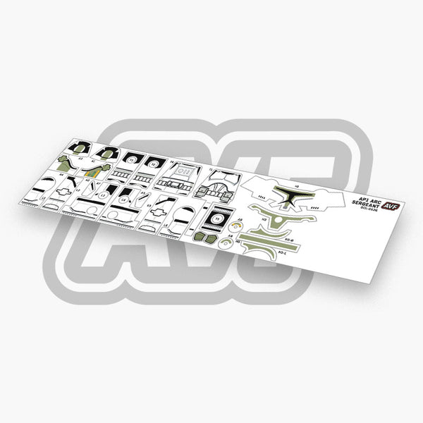 Sergeant Decals
