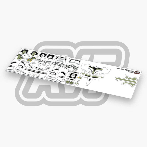 Sergeant Decals