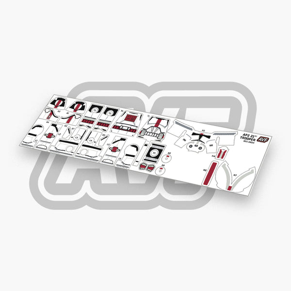 21st Trooper Decals