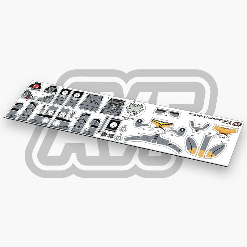 Noble Team Commando Decals