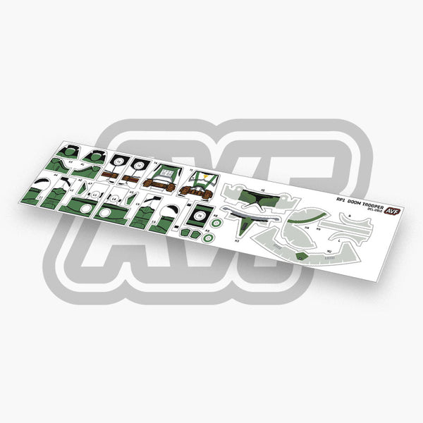 Doom Trooper Decals