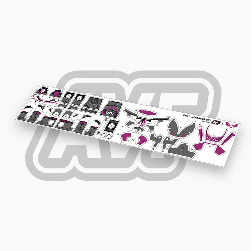 Commander Cry Decals