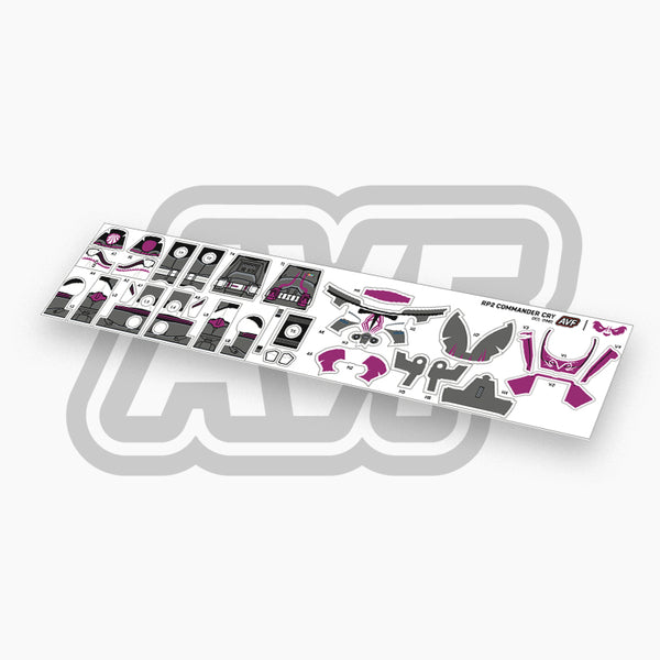 Commander Cry Decals